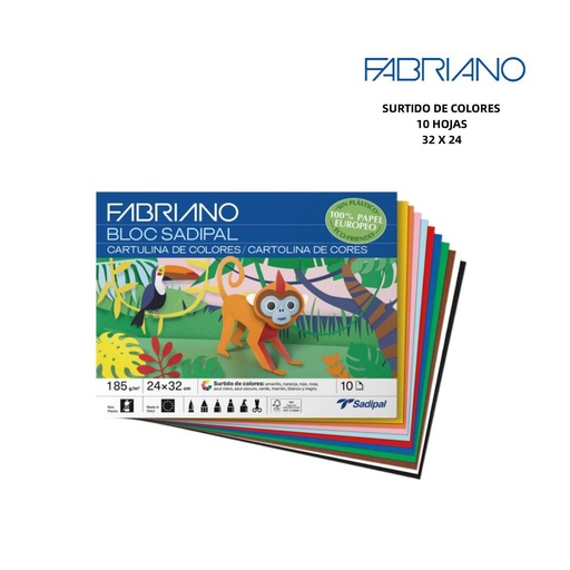 [A000370] Cartulinas de manualidades 10 colores 32*24cm para proyectos creativos