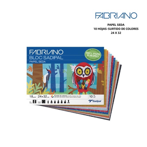 [A000373] Papel de seda manualidades 32*24cm - Artículos de manualidades