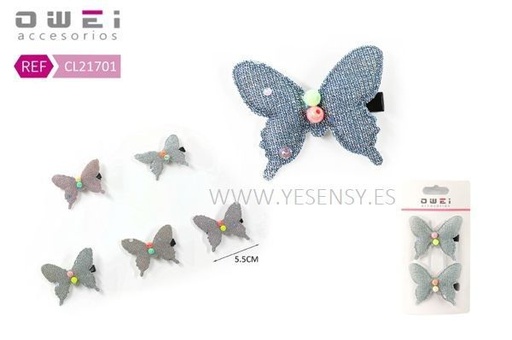 [8428947217015] Pinza de pelo 12/u CL21701 OW - Accesorios para el cabello