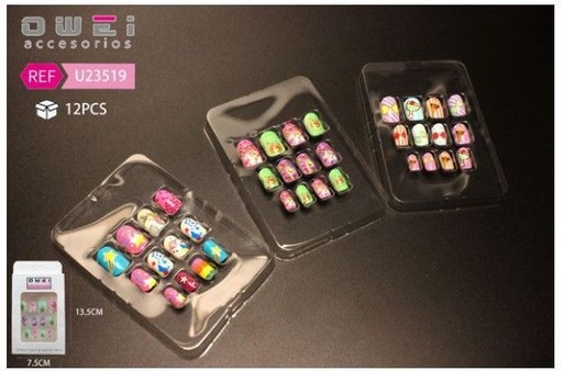 [8428947235194] Uñas postizas 12 unidades - Accesorios de uñas