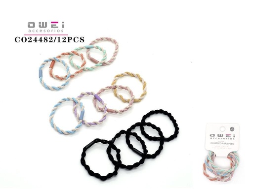 [8428947244820] Goma de pelo 24 unidades - Accesorios de cabello