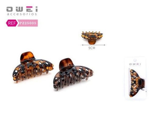 [8428947250357] Pinza 9cm 12/u PZ25035 OW - Accesorios para el cabello