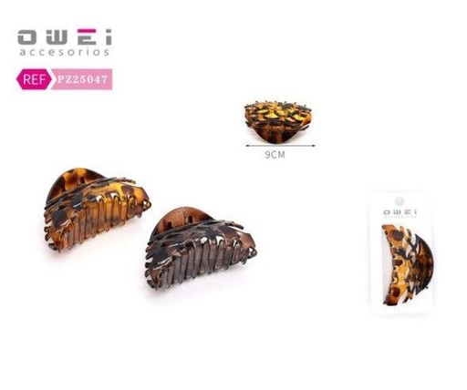 [8428947250470] Pinza 9cm 12/u PZ25047 OW - Accesorios para el cabello