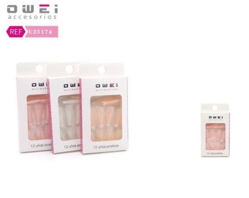 [8428947251743] Uñas postizas 12 unidades - Accesorios de uñas