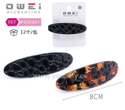 [8428947252672] Pasador 8cm 12/u PZ25267 - Accesorios para el cabello