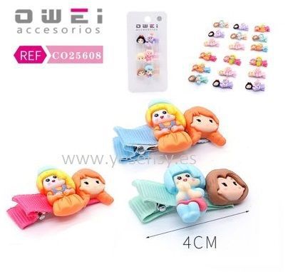 [8428947256083] Pack clips 3 piezas 12 unidades - Accesorios de peinado