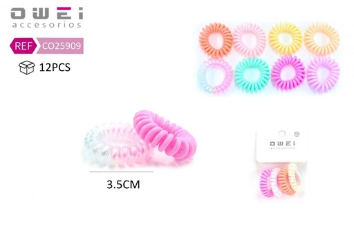 [8428947259091] COLETERO CABLE 3.5CM 12/U - Accesorios para el cabello