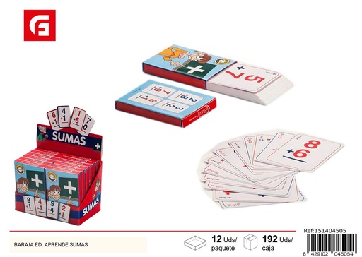 [151404505] Bara de cartas Ed. Aprende Sumas - Juegos educativos y juguetes