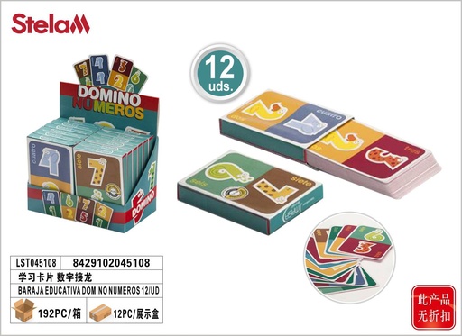 [151404510] Bara de cartas Ed. Dominó Números - Juegos educativos y juguetes