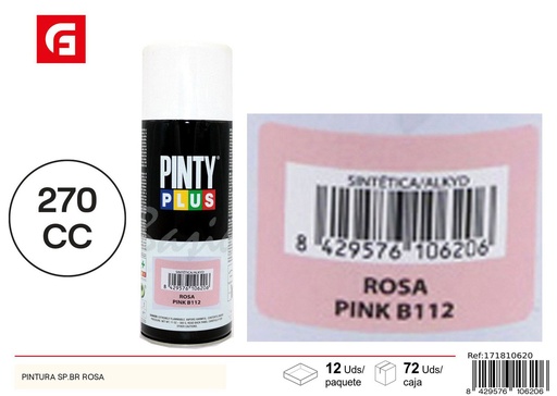 [171810620] Pintura en spray rosa para bricolaje y manualidades