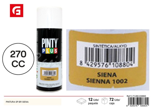 [1718610880] Aerosol Pintyplus siena 270cc - Pintura calidad