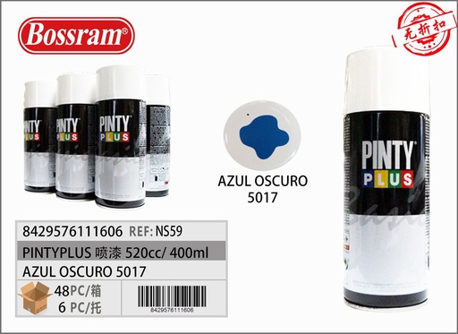 [171811160] PintyPlus azul oscuro 5017 spray 520cc - Pintura en spray