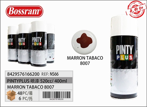 [171816620] PintyPlus marrón tabaco 8007 spray 520cc - Pintura en spray