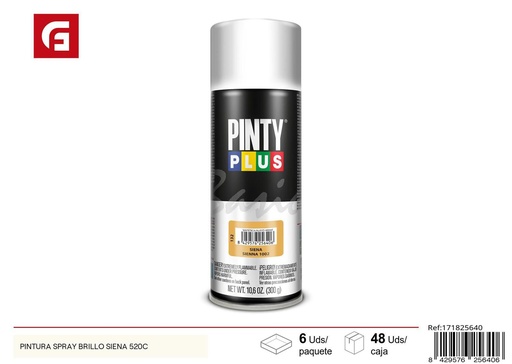 [171825640] Pintura spray brillo sienna 520CC - Pintura y ferretería