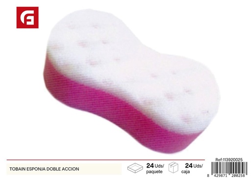 [113920025]  Esponja doble acción Tobin - Productos de cuidado personal