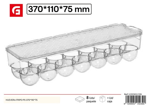 [120301239] Huevera plástica 370x110x75mm - Utensilios de cocina