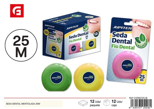 [150825518] Seda dental mentolada 25 m - Cuidado personal