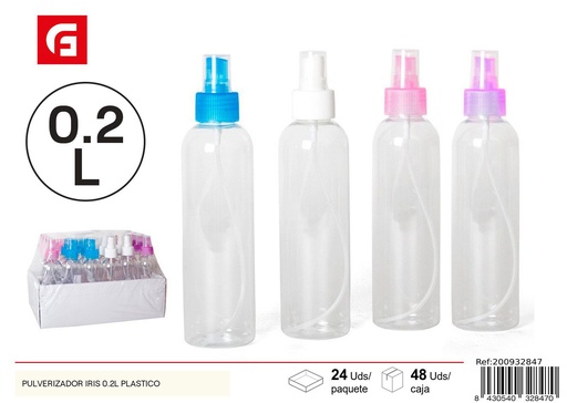 [200932847] Pulverizador Iris 0.2L plástico - Belleza y cuidado personal
