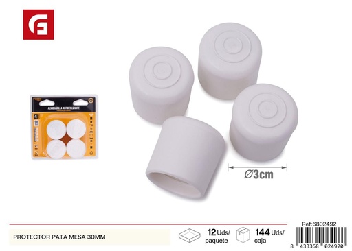 [6802492] Protector para patas de mesa blanco 30mm - Ferretería y muebles