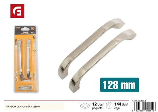 [6802854] Tirador de cajonera 128mm - Accesorios de muebles