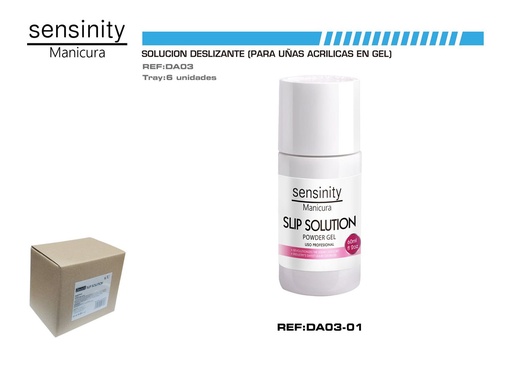 [DA03-01] Sensinity Manicura Slip Solution Powder Gel - Productos para uñas y manicuría