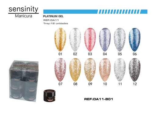 [DA11-B01] Sensinifty Plantium Gel - Productos de cuidado de uñas