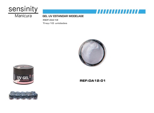 [DA12-01] Gel UV color claro 15ml - Productos para uñas