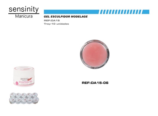 [DA15-06] Gel UV&LED modelo 15ml - Productos de uñas