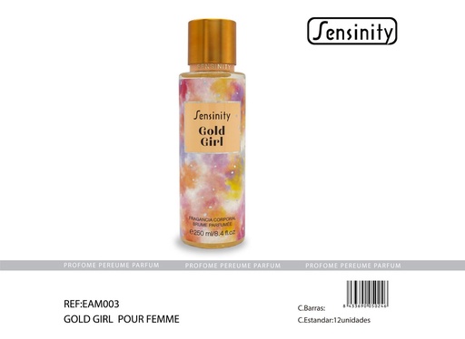 [EAM003] Body spray Gold Girl 250 ml - Fragancia femenina