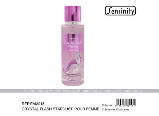 [EAM018] Crystal Flash Stardust para cuerpo y cabello, brillo corporal