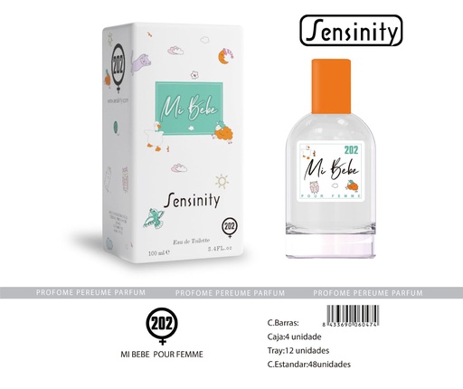 [MYS202] Perfume "Mi Bebe" Sensinity - Fragancia femenina