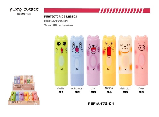 [A172-01] Protector Labial Easy Paris 36/U - Bálsamo labial hidratante