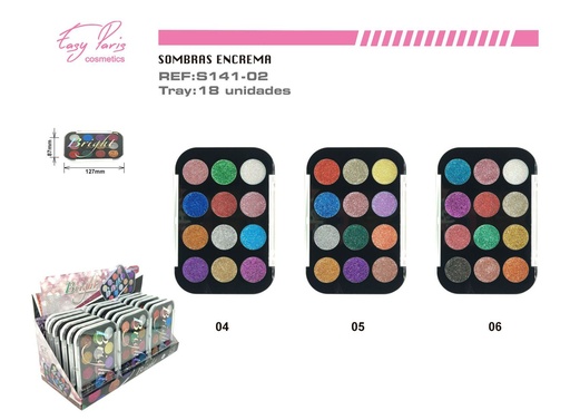 [S141-02] Sombra en crema bright 18/U - Maquillaje