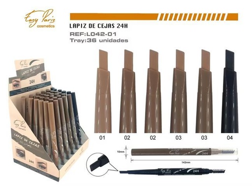 [L042-02] Lápiz de cejas automático 24H 36/U - Producto de belleza