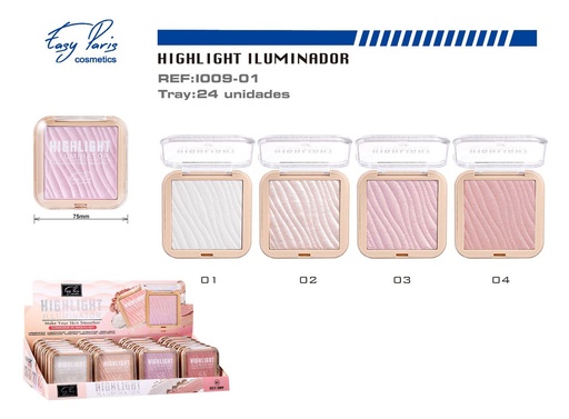 [I009-01] Iluminador highlight 24 unidades - Productos de belleza y maquillaje