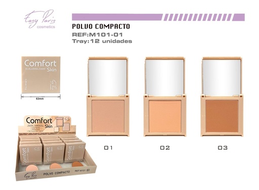 [M101-01] Fijador para maquillaje compacto 12U - Cosméticos