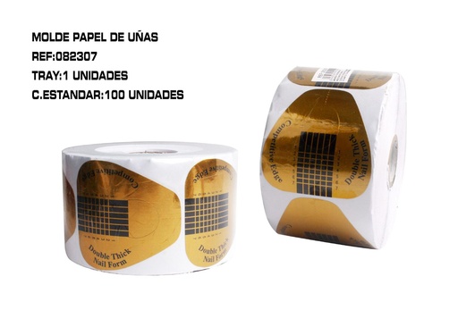 [082307] Rollo molde papel 500 unidades - Productos de uñas