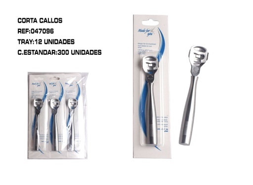 [047096] Raspacallos de acero - Herramientas para cuidado de pies