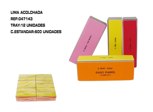[047143] Limas 4 usos 12 unidades - Productos para uñas