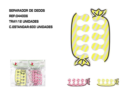 [044006] Separador de dedos 12 unidades - Accesorios de cuidado de uñas