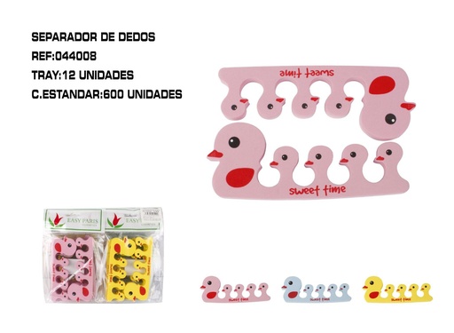 [044008] Separador de dedos 12 unidades - Herramientas de pedicura