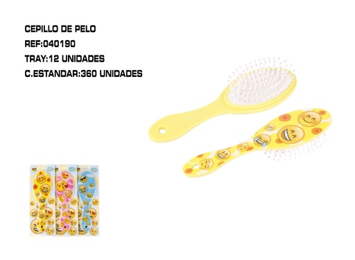 [040190] Cepillo de pelo infantil 12 unidades - Accesorios para peinar