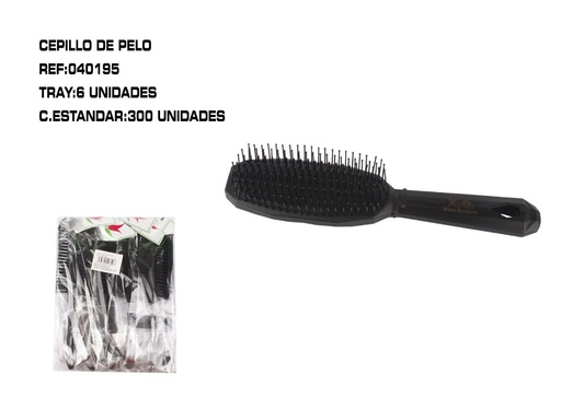 [040195] Cepillo de pelo 6 unidades 300/c - Accesorios de cabello