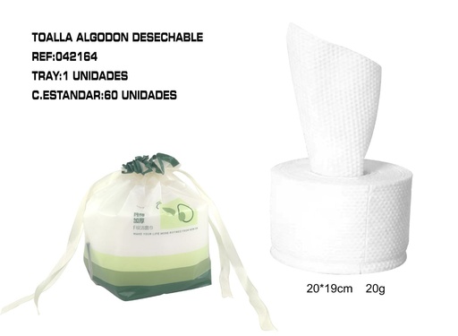[042164] Rollo de papel desechable 20x19 cm 60/U - Productos desechables