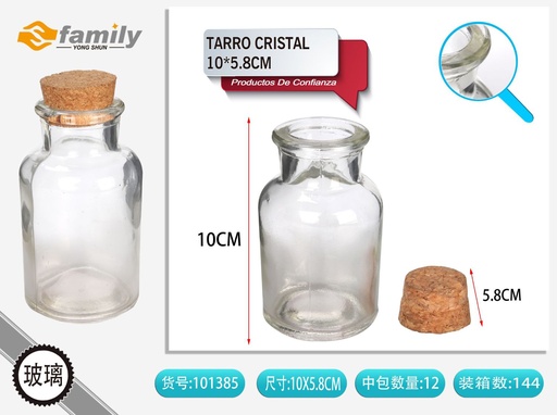 [101385] Tarro de cristal 10x5.8 cm - Utensilios de cocina