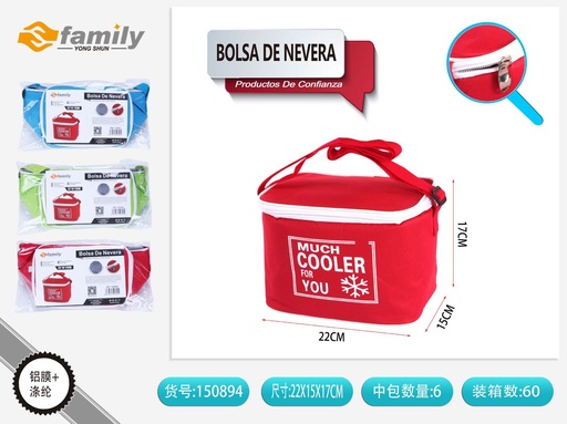 [317150894] Bolsa de nevera 22x15x17cm para mantener alimentos fríos
