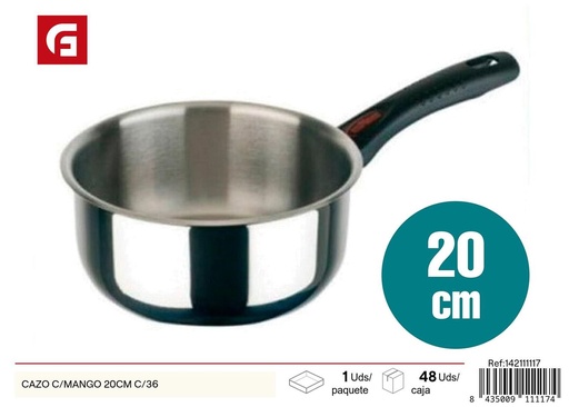 [142111117] Cazo con mango 20 cm - Utensilios de cocina