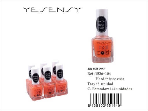 [1526-104.2017] Laca de uñas 6/U base de endurecedor - Productos de belleza