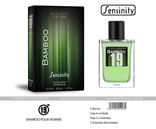 [HYS019] Perfume "Bamboo" para hombre - Fragancia masculina