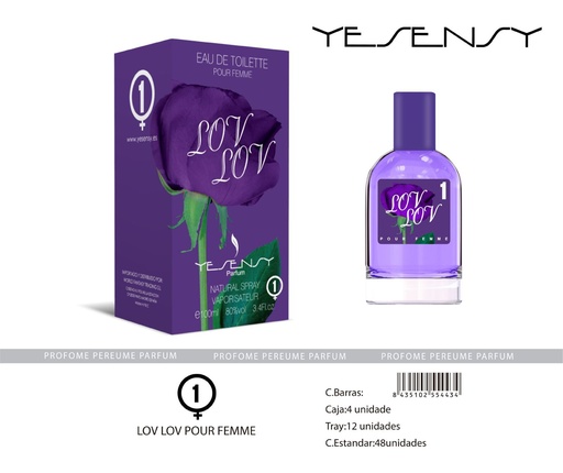 [MYS001] Perfume "Lov Lov" para mujer - Fragancia femenina